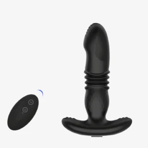 Thrusting & Vibrating Remote Control Butt Plug –